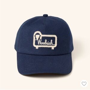 Woolrich Navy Unisex Target Limited Logo Cap